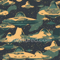 seamless Seamless 3D Sci-Fi Camouflage PBR Texture Featuring UFO Shapes and Abstract Stars texture 8k free download PBR