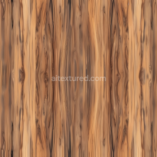 Seamless 3D Rustic Wood Planks PBR Texture with Knots and Grain Detail