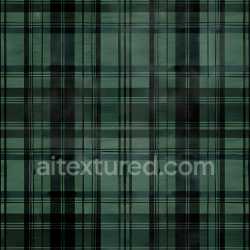 seamless Seamless 3D PBR Texture of Deep Green and Black Plaid Fabric Pattern texture 8k free download PBR