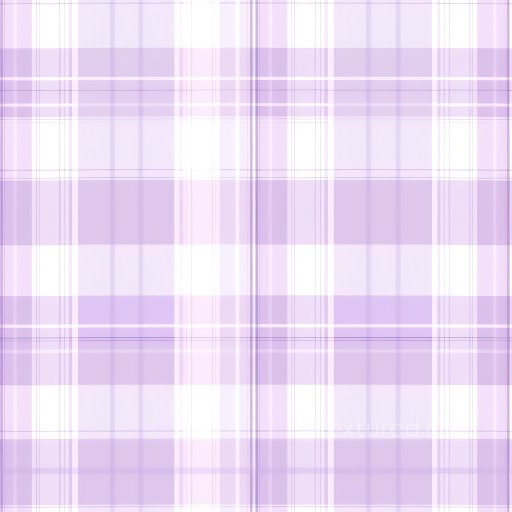 Seamless 3D PBR Texture of Soft Purple and White Plaid Fabric Pattern texture preview