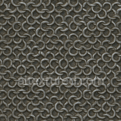 seamless Seamless 3d texture pbr 8k of chainmail shirt with scratched metal and riveted rings texture 8k free download PBR
