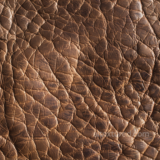 Distressed Brown Cracked Leather Seamless Texture with Deep Grain seamless Leather PBR texture