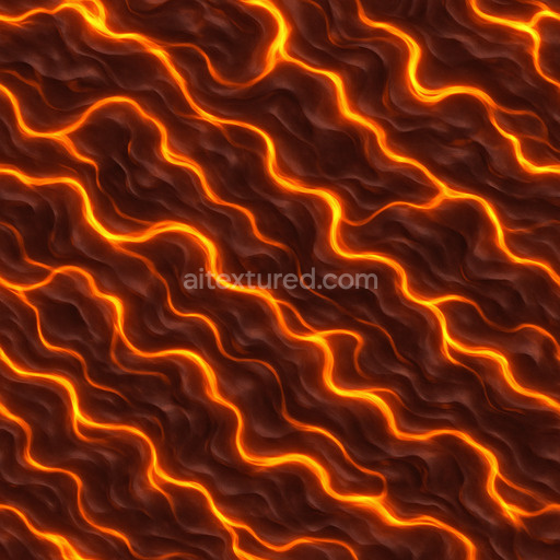 Stylized Molten Surface Texture