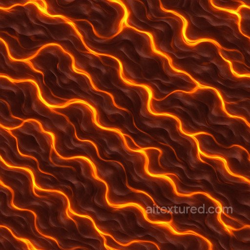Lava - Stylized Molten Surface Texture texture preview
