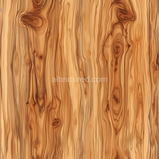 Seamless 3D Rustic Pine Wood Planks PBR Texture with Natural Knots and Grain