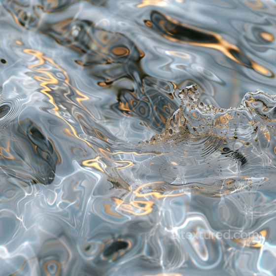 Water PBR Texture Featuring Clear Surface with Dynamic Ripples and Light Reflections Water texture preview