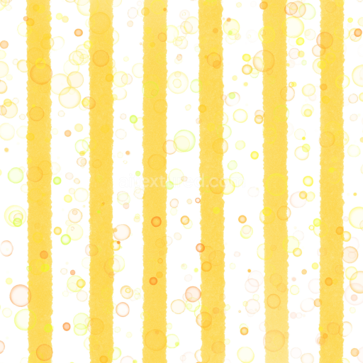 Seamless 3D PBR Watercolor Stripes Texture with Yellow Vertical Bands and Bubbles