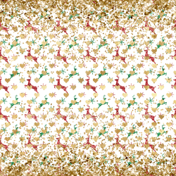 seamless Seamless 3D PBR Christmas Glitter Texture with Red & Green Reindeer and Gold Hearts texture 8k free download PBR