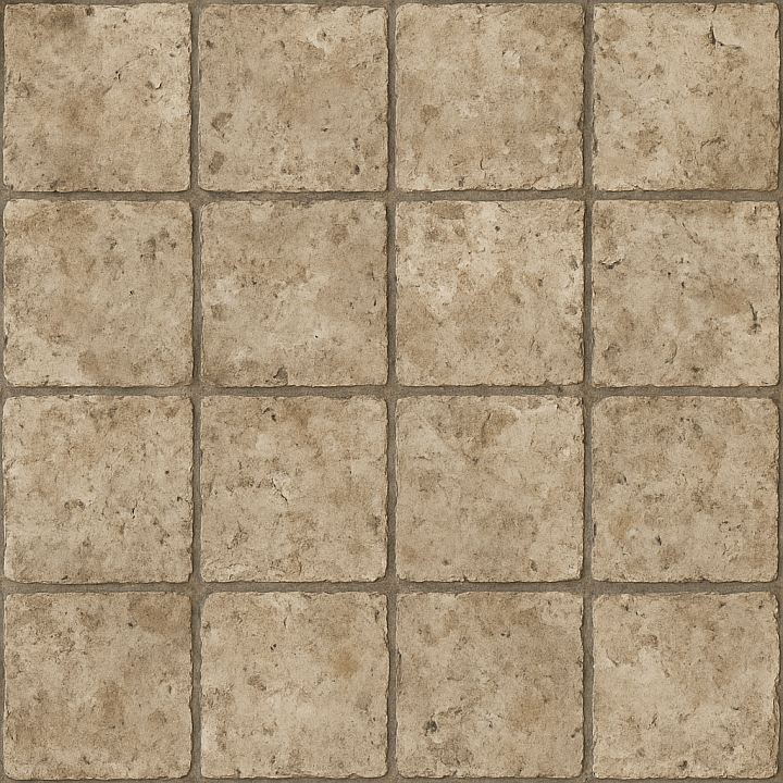 Weathered Floor Tiles seamless PBR texture preview