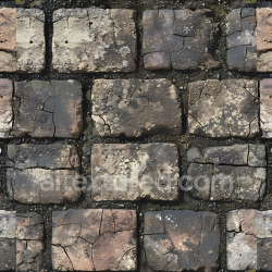 seamless Seamless 3D Weathered Stone Brick PBR Texture with Cracks and Patina texture 8k free download PBR