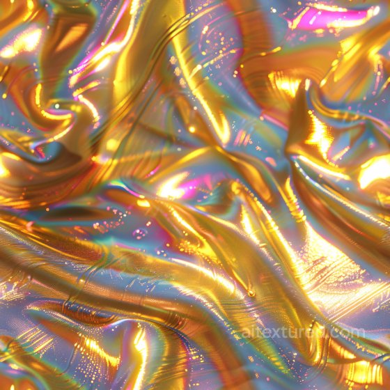 with Glossy Iridescent Fluid and Reflective Highlights Glossy texture preview