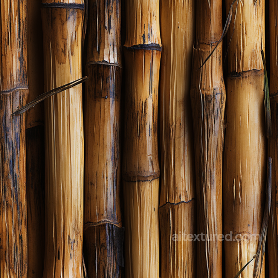 Weathered Bamboo Culms Seamless Texture with Natural Gloss and Fiber Grain Bamboo texture preview