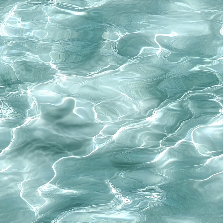 Water Featuring Clear Pool Water with Gentle Ripples and Natural Light… seamless PBR texture preview