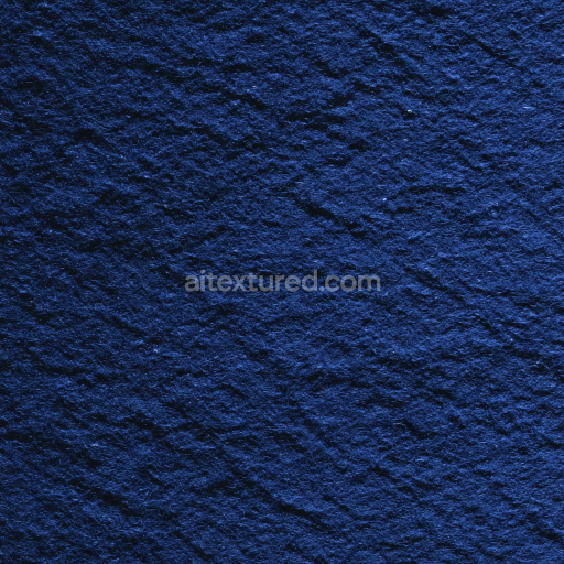 Seamless 3D Felt PBR Texture with Dark Blue Dense Fibers and Matte Surface