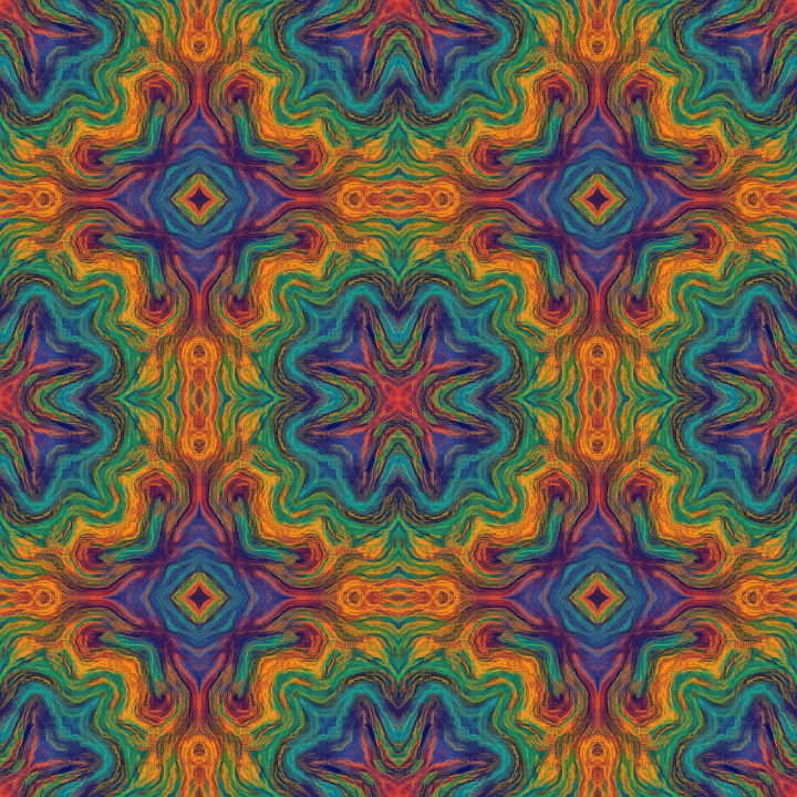 Sparkle Prismatic Chromatic Holographic Kaleidoscopic Psychedelic Vibra… seamless PBR texture preview