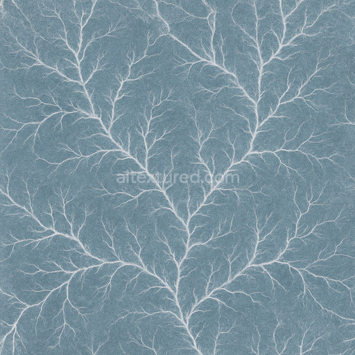 Frozen Puddle Fractal Cracks