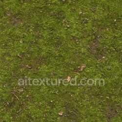 seamless Dirty Forest Moss Texture Seamless texture 8k free download PBR