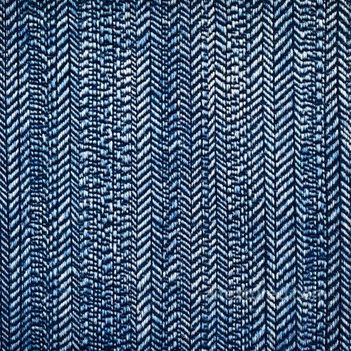 Cracked Denim Fabric PBR Texture with Blue and White Knit Pattern seamless Denim jeans PBR texture