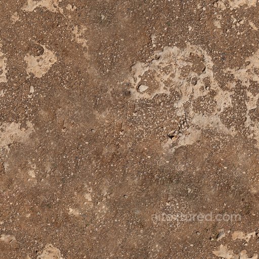 Seamless Coral Gravel by Texture Haven - PBR 3D Texture (8K ready) texture preview