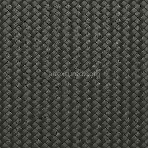 Seamless 3d pbr texture of carbon fabric with carbon satin finish for 8k photorealistic renders