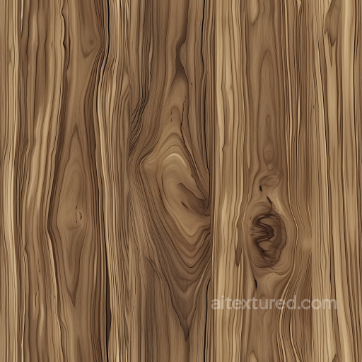 Natural Knotty Wood Plank PBR Texture with Rich Grain and Warm Tones seamless Wood PBR texture