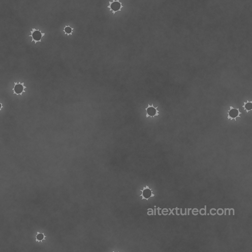 Bullet Holes Metal Metallic Pierced - Seamless PBR Texture seamless Metal PBR texture