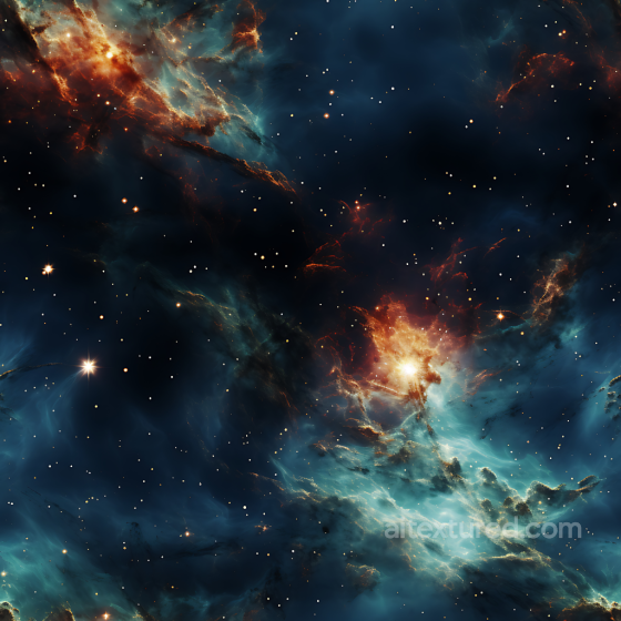 Nebula Space Texture Featuring Glowing Cosmic Clouds and Starfield Star, space, planets texture preview