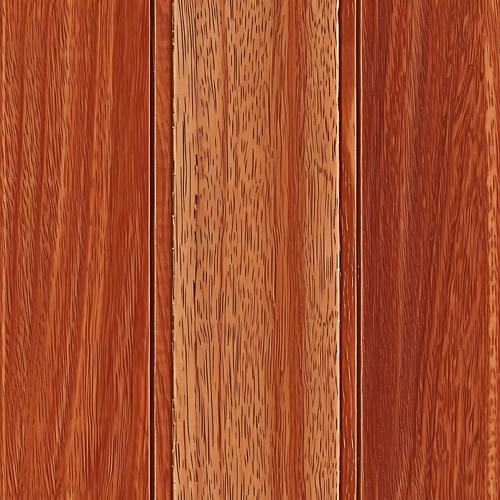 Mahogany Wood with Distinctive Grain Planks seamless PBR texture preview
