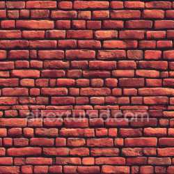 seamless Seamless 3D Cracked Red Brick Wall PBR Texture with Rough Surface texture 8k free download PBR