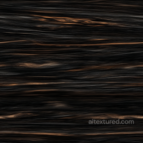 Dark Charred Wood Seamless Texture with Deep Grain Wood texture preview
