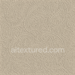 seamless Seamless 3d texture pbr 8k oriental paisley classic wallpaper with embossed jacquard and matte cotton weave texture 8k free download PBR
