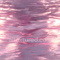 seamless Seamless 3D PBR Texture of Pink Reflective Water Surface with Gentle Ripples texture 8k free download PBR
