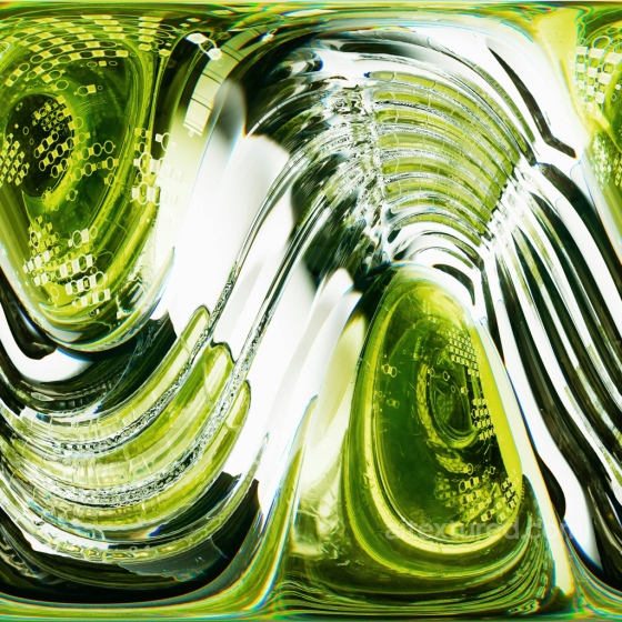 High-Detail Transparent Glass PBR Texture with Greenish Reflection Glass texture preview