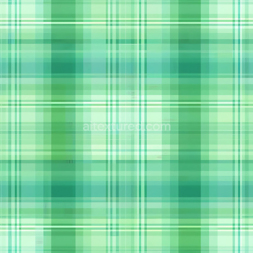 Seamless 3D PBR Texture of Soft Green Plaid Fabric Pattern