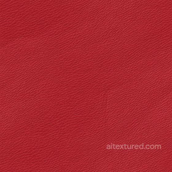 Vibrant Red Pebbled Leather Texture with Fine Grain Leather texture preview