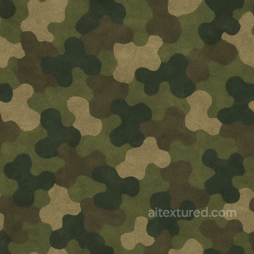Blotchy Spots Cotton Blend Camouflage Fabric seamless Color Camouflage PBR texture