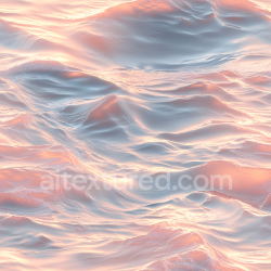 seamless Seamless 3D PBR Water Texture Featuring Soft Ocean Waves with Sunset Glow texture 8k free download PBR