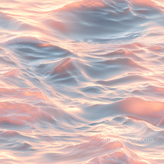 Water Texture Featuring Soft Ocean Waves with Sunset Glow Water texture preview