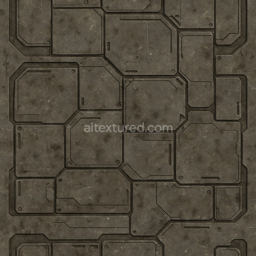 Dirty Futuristic Panel Texture Seamless 1024X1024