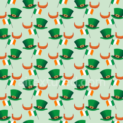 seamless Seamless 3D PBR Texture Featuring St Patrick Digital Paper Bundle Pattern texture 8k free download PBR