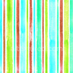 seamless Seamless 3D PBR Watercolor Stripes Fabric Texture in Bright Cyan, Green, and Brown texture 8k free download PBR