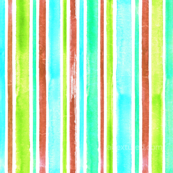 Watercolor Stripes Fabric Texture in Bright Cyan, Green, and Brown Watercolor Stripes texture preview