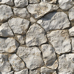 seamless Seamless 3D Weathered Limestone Stone Wall PBR Texture with Cracks and Rough Surface texture 8k free download PBR