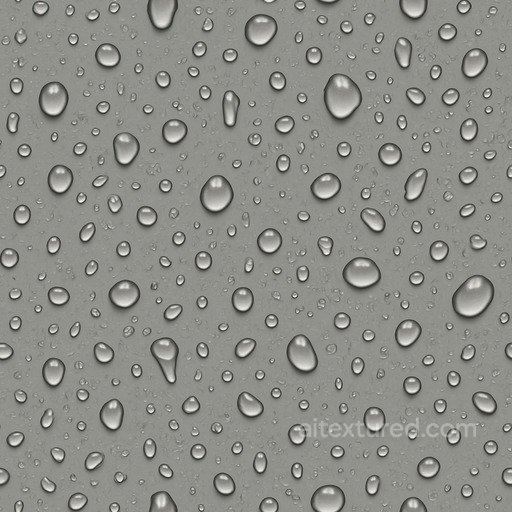 Photorealistic Raindrop Seamless Texture seamless Water PBR texture