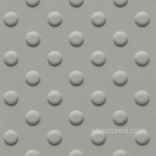 Tactile Plate Dome Pattern On Powder Coated Light Gray Metal Plate seamless Tactile Plate PBR texture