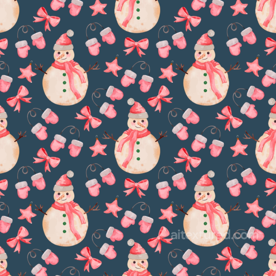 Featuring Christmas Pink Holiday Icons Pattern Christmas Pink texture preview