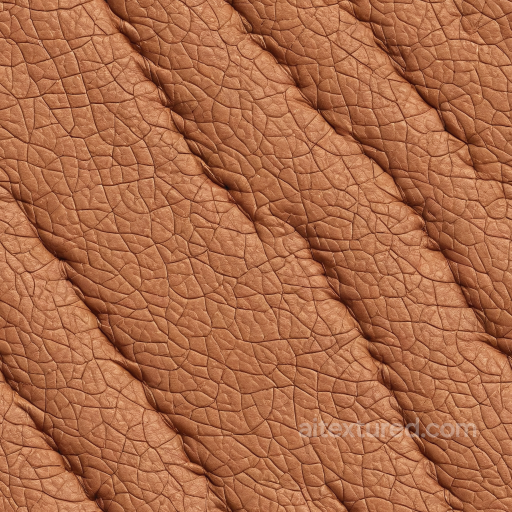 brown cracked leather PBR texture with deep wrinkles and natural grain seamless Leather PBR texture