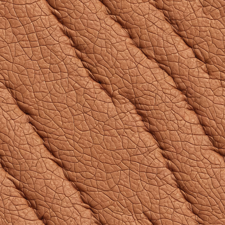 Brown Cracked Leather With Deep Wrinkles And Natural Grain seamless PBR texture preview