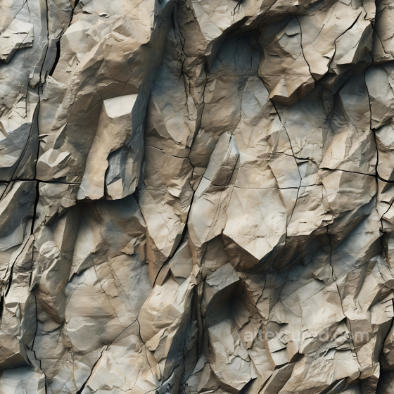 Stone Texture of Cracked Cliff Rock Surface with Layered Crevices Stone texture preview