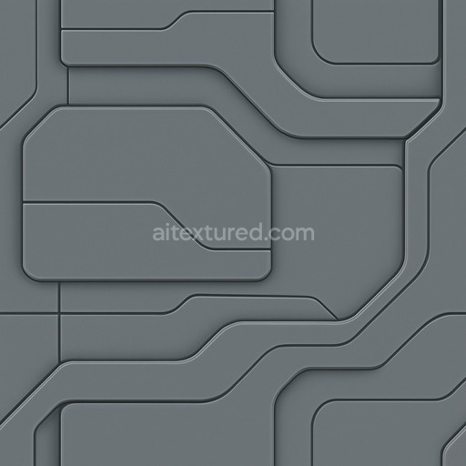 Smooth Futuristic Panel Texture Seamless 1024X1024